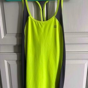 VSX Bright Yellow and Grey Athletic Tank